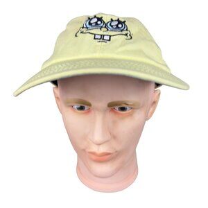 SpongeBob SquarePants Yellow Embroidered Cap With Adjustable Strap For Adults